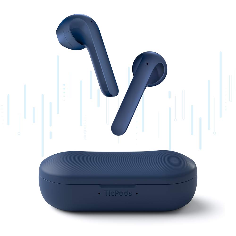 Ticwatch TicPods 2 Truly Wireless Bluetooth in Ear Earbuds with Mic (Navy)