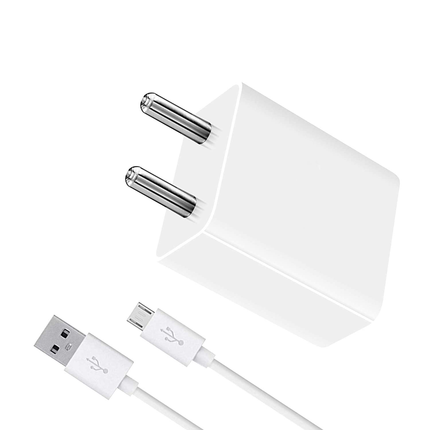 Fast Charger for Amazon Kindle Paperwhite | Hi Speed Travel Charger with 1 Meter Micro USB Charging Data Cable (2.1 Amp,ABB1, White)