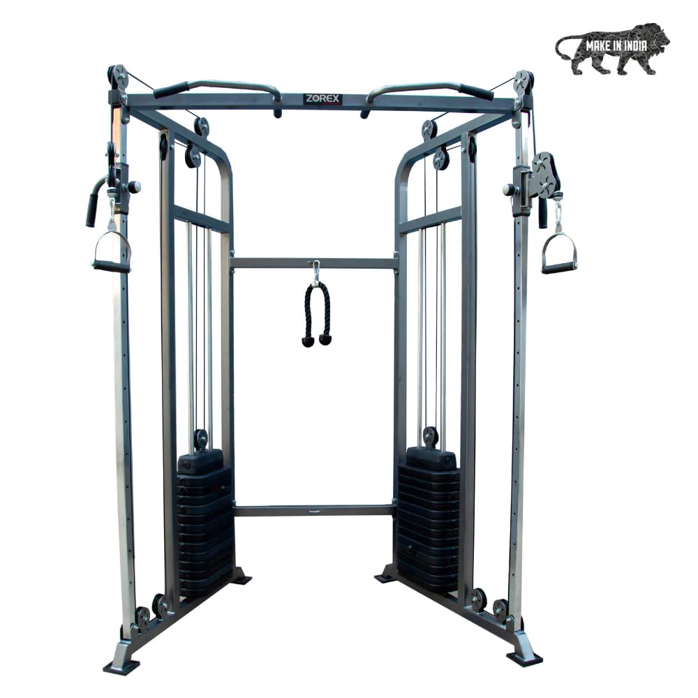Zorex Fitness HGZ-2001 Multi Purpose Functional Trainer for Home Use and Commercial Use Functional Trainer Gym Machine Cable Crossover Machine Cable Cross Machine Home Gym Equipment All in one