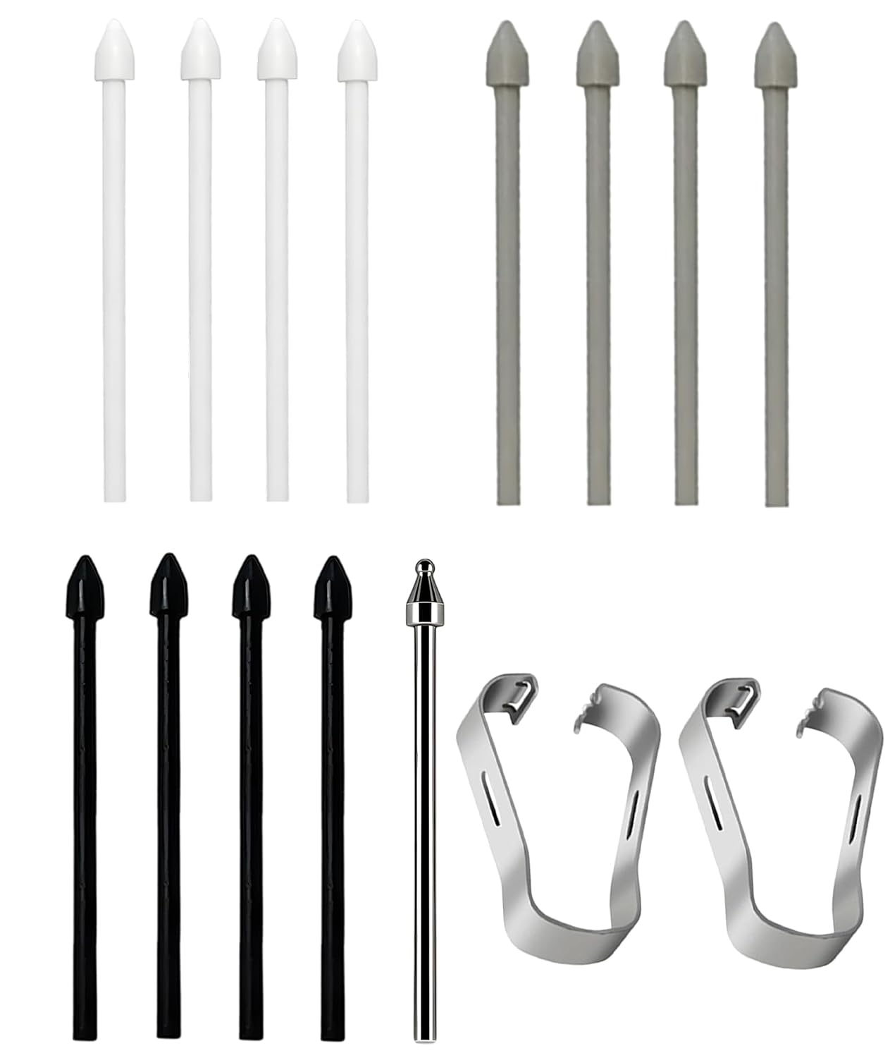 15 Pcs Touch Stylus Pen Tip Nib Suitable for Wenshi Boox Samsung Remarkable 12, Iflytek Little Ape Kindle Electromagnetic Pen Core, Touch Pen Replacement Tip