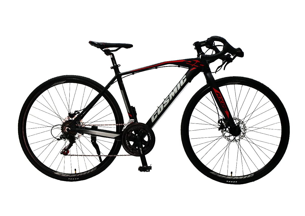 700C Rigid Suspension Road Bike Rx25 14Sp , 18 Inch Aluminum Frame , Ideal For Men , Multicolor
