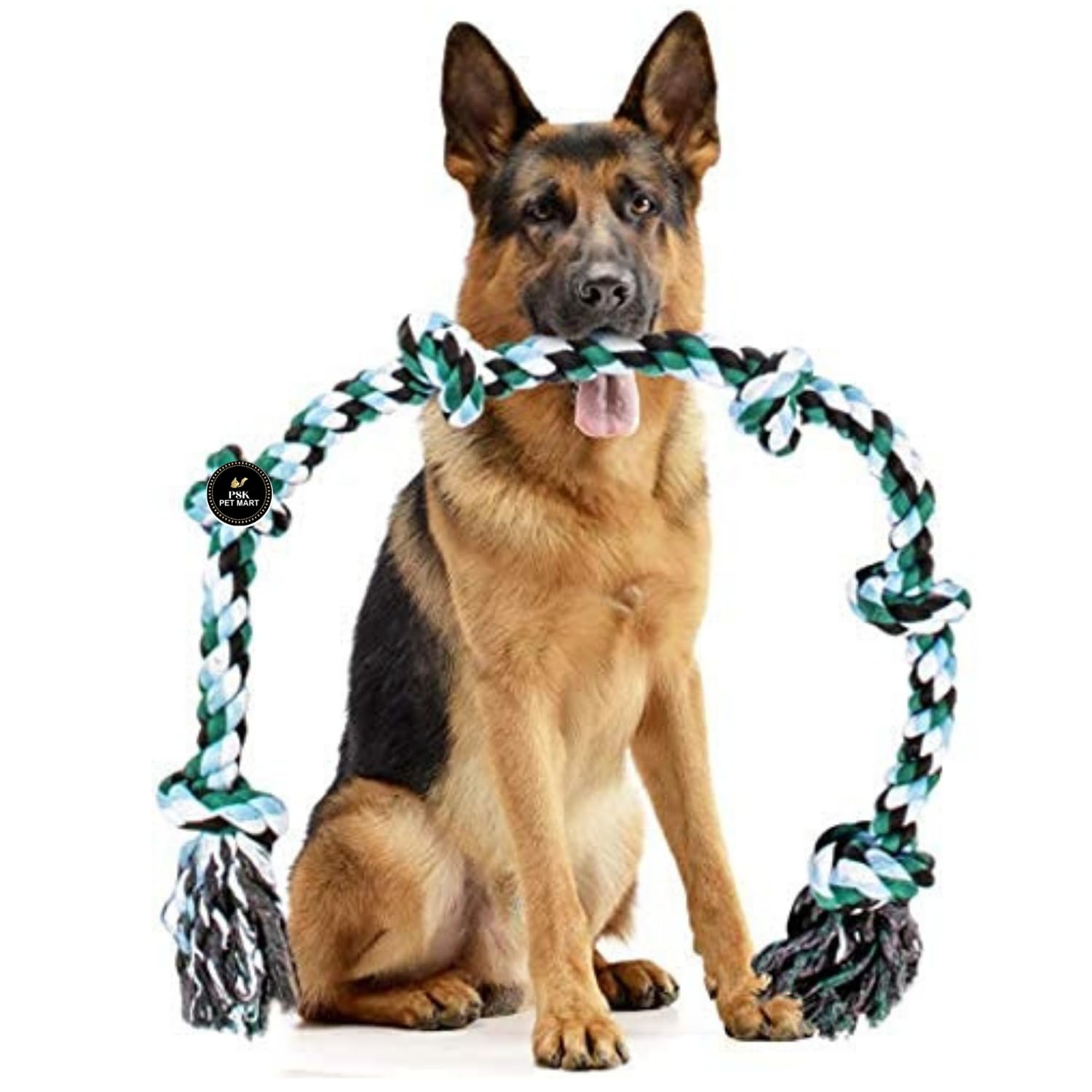PSK PET MART Large Dog Rope Toys for Aggressive Chewers – Cotton Rope Dog Chew Toys for Tug of War and Training