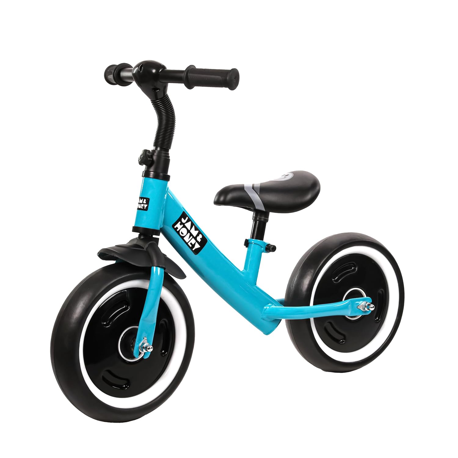 Amazon Brand – Jam & Honey Kids Lightweight Pedal Free Balance Cycle | Safe, Durable, and Made in India | Suitable for Girls and Boys 2-4 Years | BIS Certified (Sea Green) | 12 Inch
