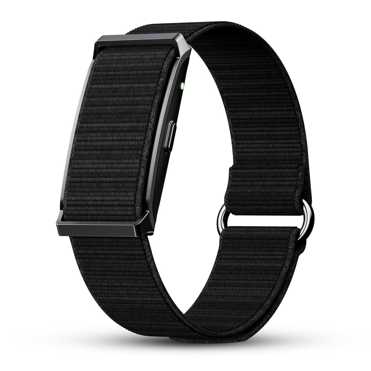 Pebble Newly Launched Qore Fitness Band with 45 Days Battery Life | 100+ Sports Modes | Advanced Health Tracking | HR & SpO2| Stress| Sleep | OneKey Measurement | Smart Notifications – Black