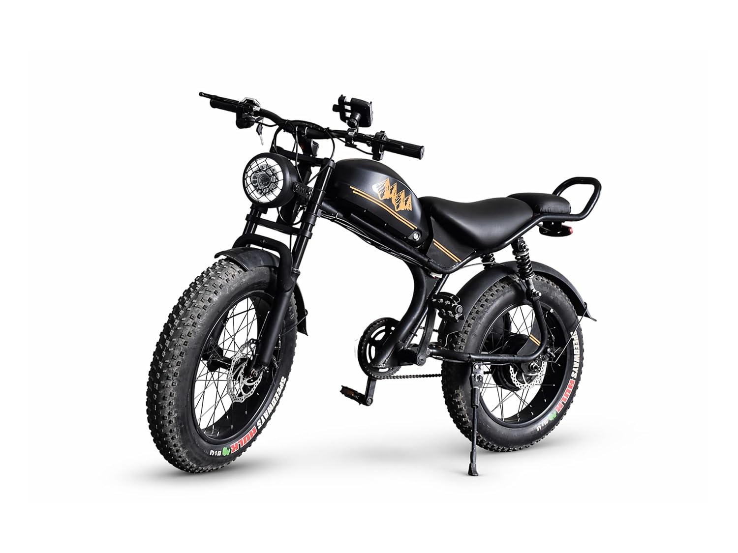 MTNS.ev C93-I | Electric Cycle | 250W 48V BLDC Motor | 12Ah Lithium Battery | 40 km Range | 120 Kg Load | 20″ Tyre | Black