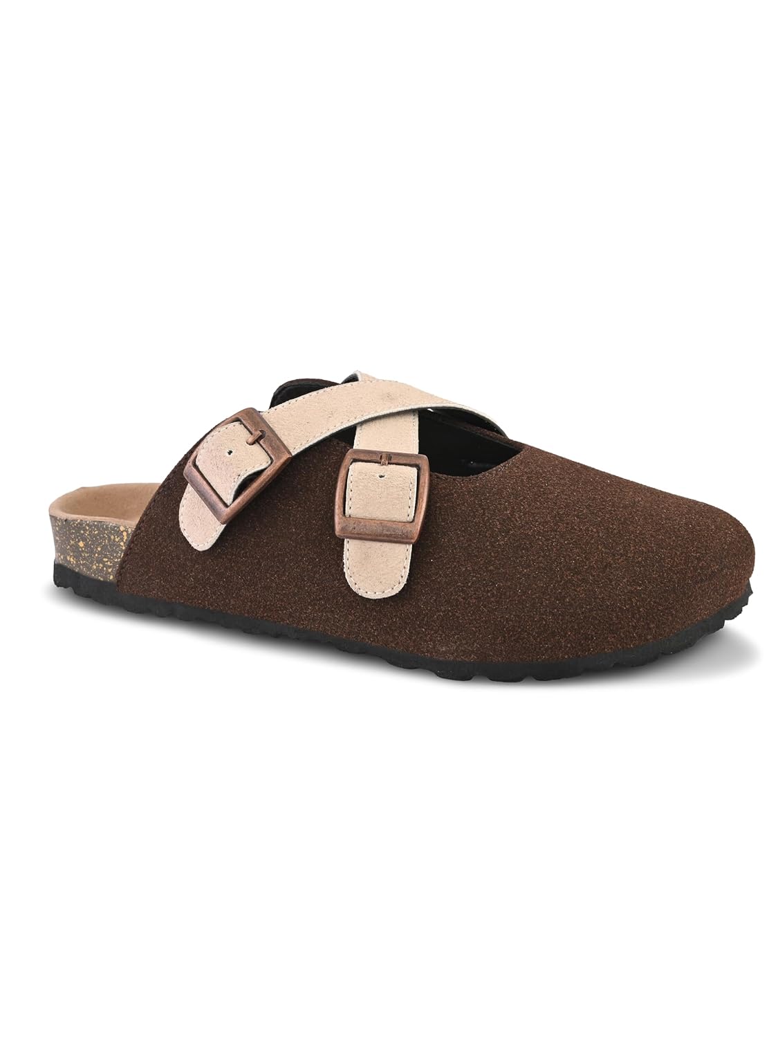 Big Fox Men’s Premium Closed-Toe Comfort Sandals with Adjustable Buckles | Cushioned Footbed | Casual