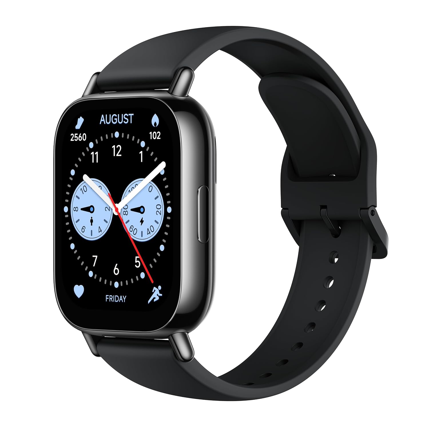 Redmi Watch 5 Lite, 1.96″ Amoled, Advanced in-Built GPS, 5 ATM, 18 Day Battery, Bluetooth Calling with AI Noise Reduction, Always on Display, Black