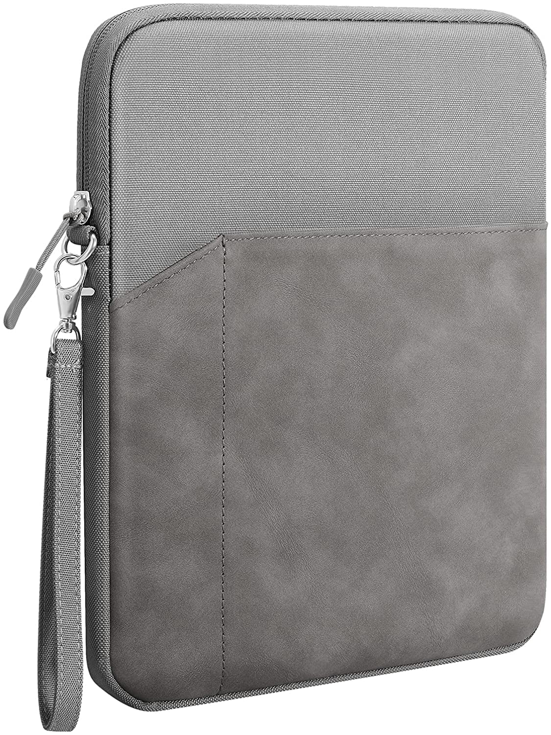 ProElite Polyester Tablet Sleeve Case Cover 6″ to 8″ for Amazon Kindle 6″, Paperwhite 6.8″, Kindle Fire, Apple iPad mini 6/5/4/3/2/1, Lenovo M9/M8, Samsung Galaxy A9/A7 Lite Tablet, Dark Grey
