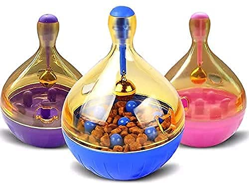 Dog TRUSTCat Interactive Tumbler Toy Treat Ball Pet Slow Feeder Food Dispenser Feeding Toy Dog Puzzle Toy for Dog Cat Interactive Tumbler Toy Natural Instinct Fulfillment IQ Active