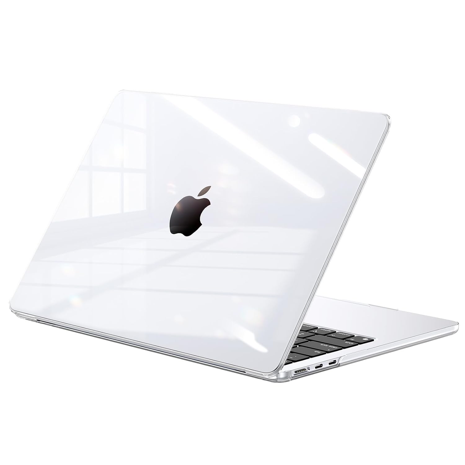 BlueSwan Case for MacBook Air M5 13 inch Cover M4 M3 M2 2026-2022, Clear