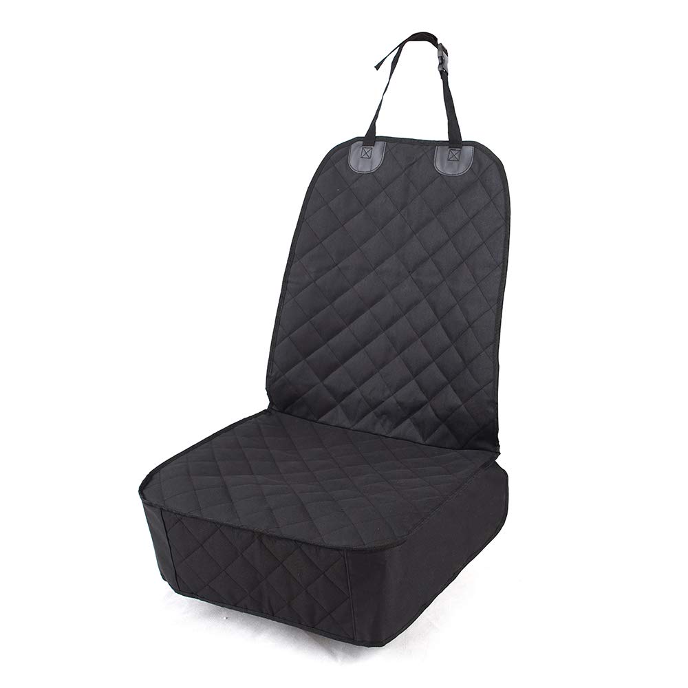 Honest Outfitters Dog Car Seat Cover, Pet Front Cover for Cars, Trucks, and Suv’s – Waterproof & Non (Plastic) (Multicolor)