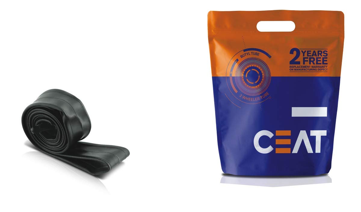Ceat 3.00 – 18 Packed Bike Tube (100442), black, 45.7 x 45.7 x 7.6 cm