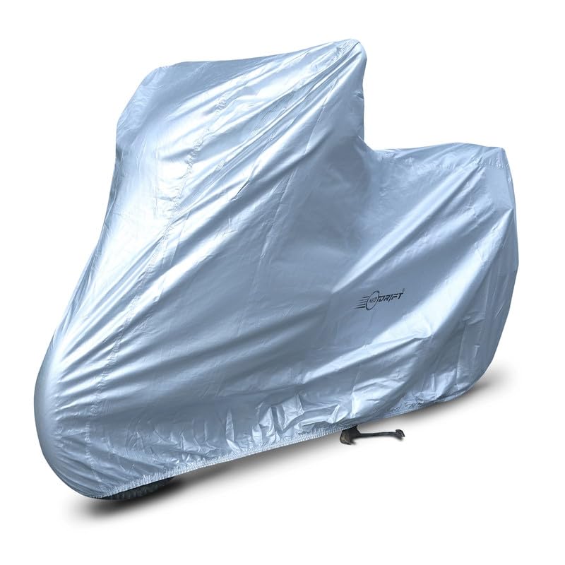 Neodrift ‘SilverMax’ Bike Cover for Triumph Speed 400 (All-Weather Motorcycle Protection, Water & UV Resistant, Dustproof, Windproof).