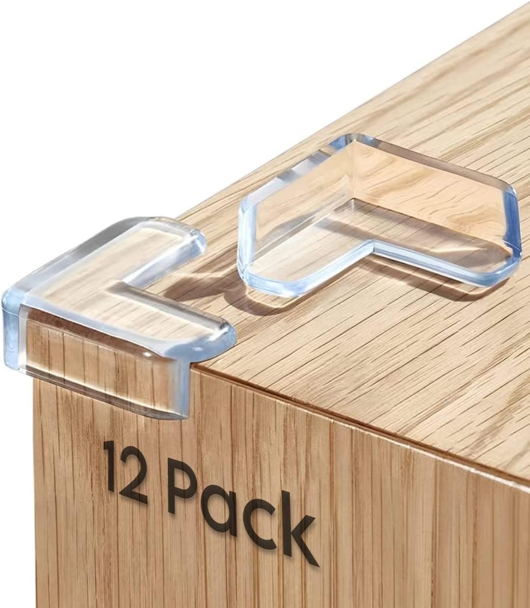 Pack of 12 Silicone Corner Protectors | Baby Proofing Edge & Corner Guards for Sharp Edges, Table, Bed & Furniture | Child Safety Cushion for Baby Proofing