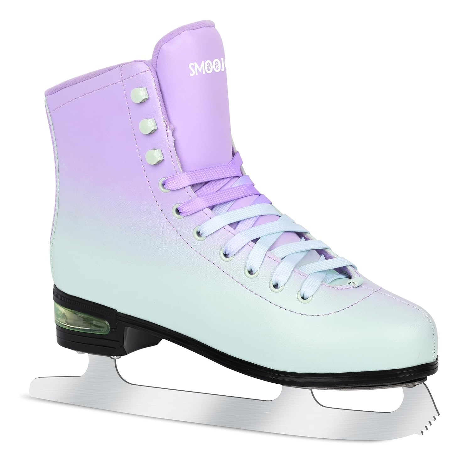 Figure Ice Skates for Women and Men – Air Cushion Deluxe Hockey Ice Skate Premium Leather Skates Indoor Outdoor Rink for Teens Beginner