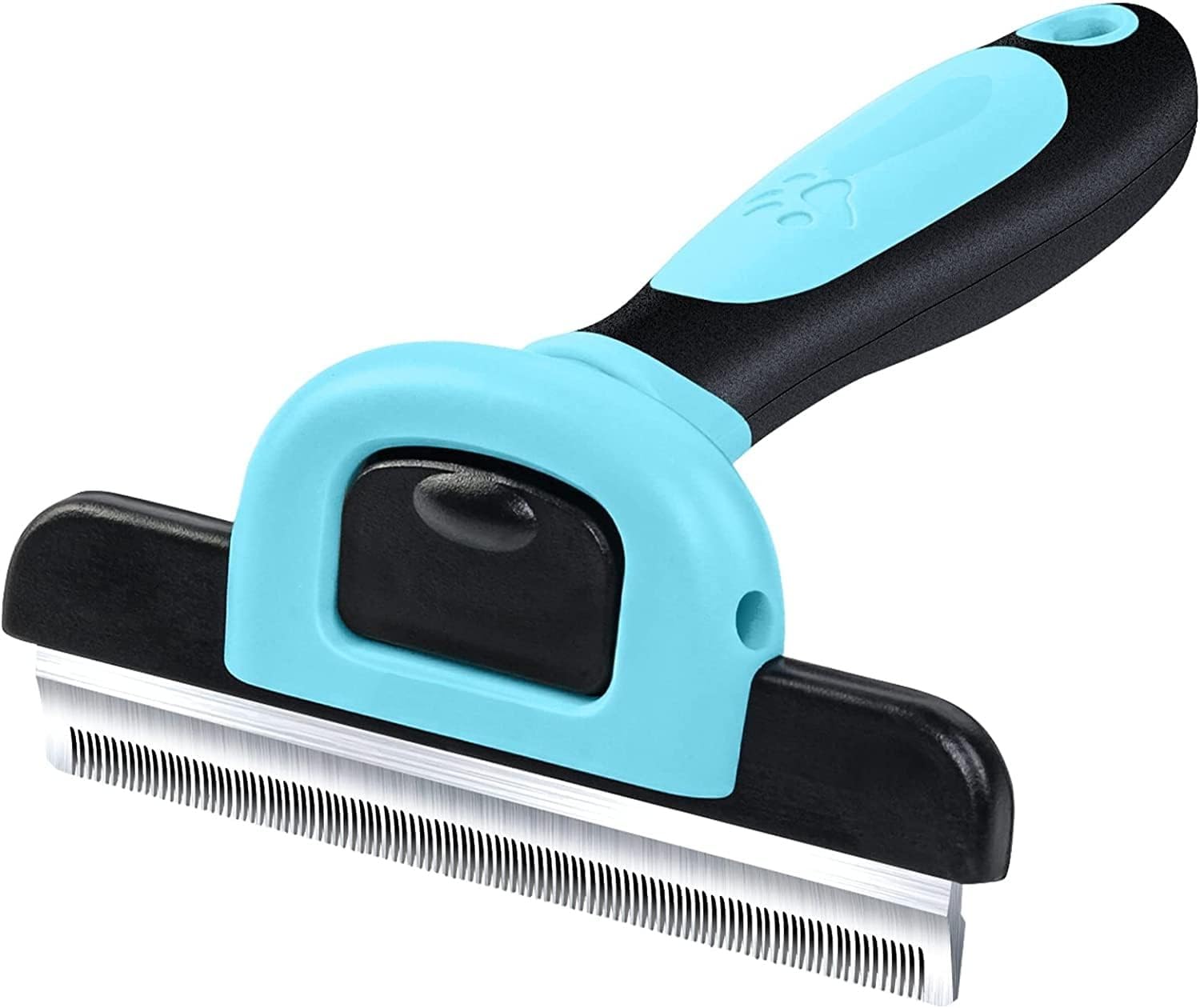 SILENCIO Pet Grooming De-Shedding Tool Brush for Dogs, Cats and Rabbits| Dog De-Shedding Comb for Short, Medium, and Long Hair All Breeds (Large)