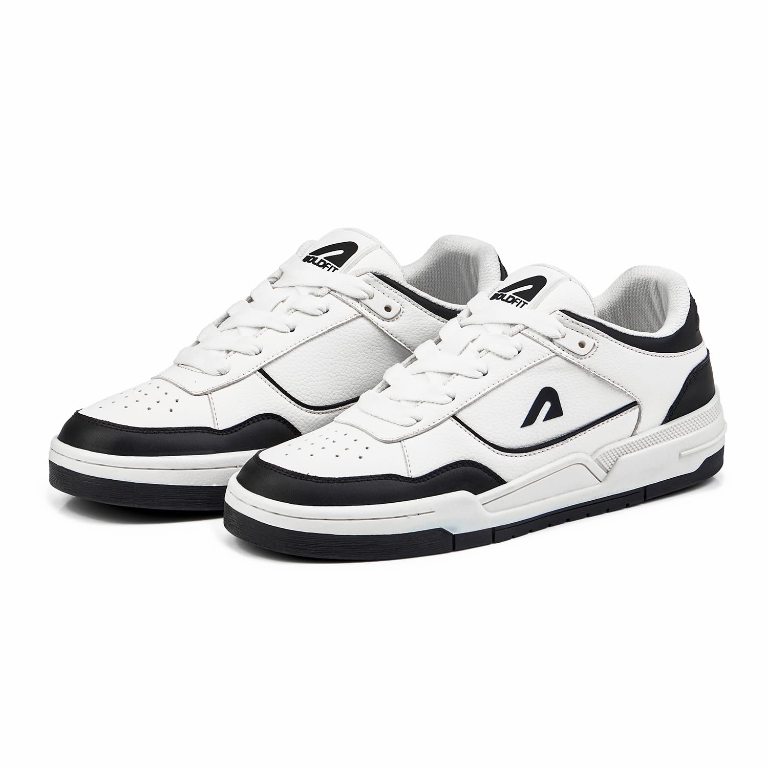Boldfit Sneakers for Women Comfortable Air Faux Leather Shoes for Woman, Lace-Up Casual Girls Shoe, Lightweight Sneaker Shoes for Woman DripWave