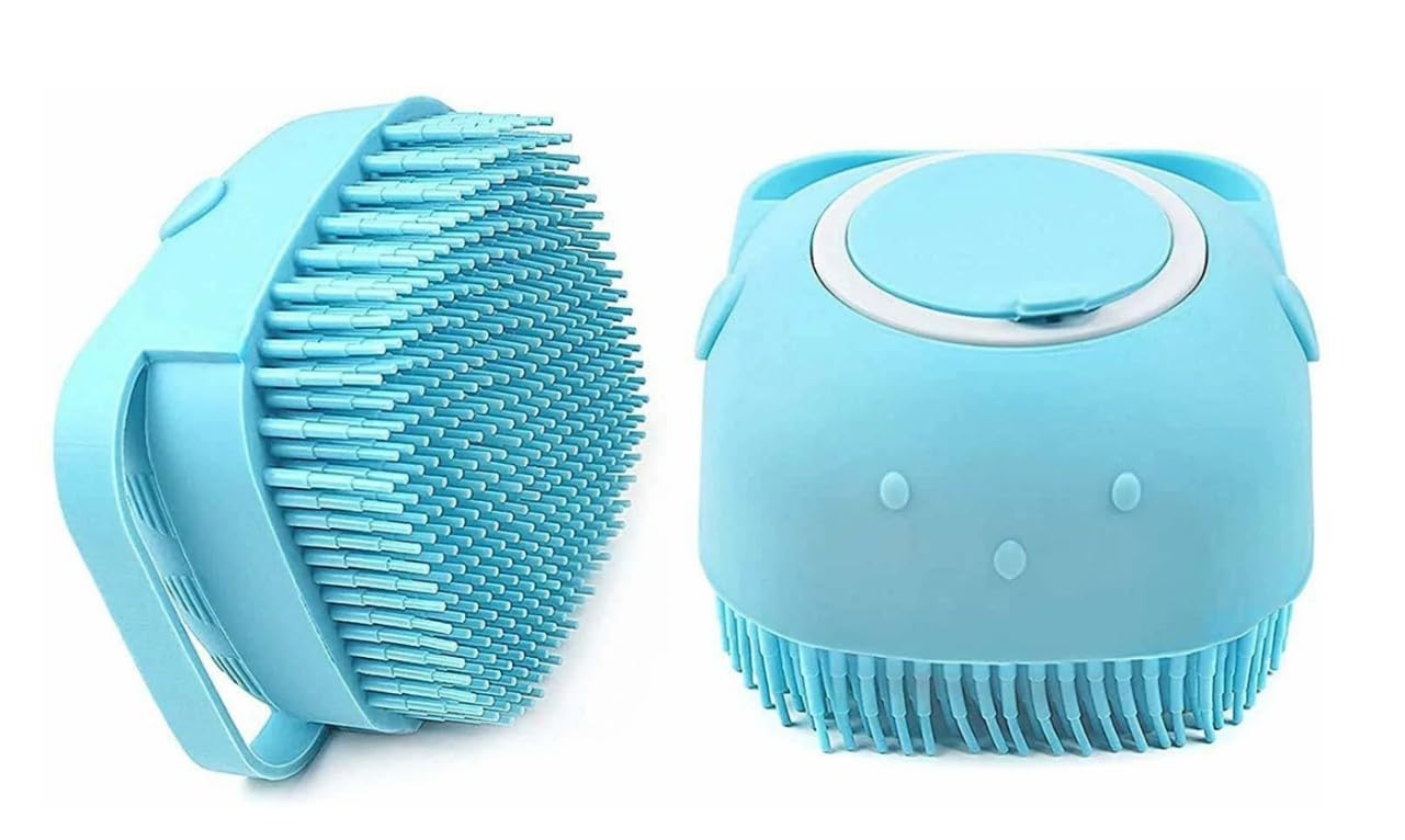 Silicone Soap Brush for Dogs & Cats | Pet Bath & Grooming Scrubber