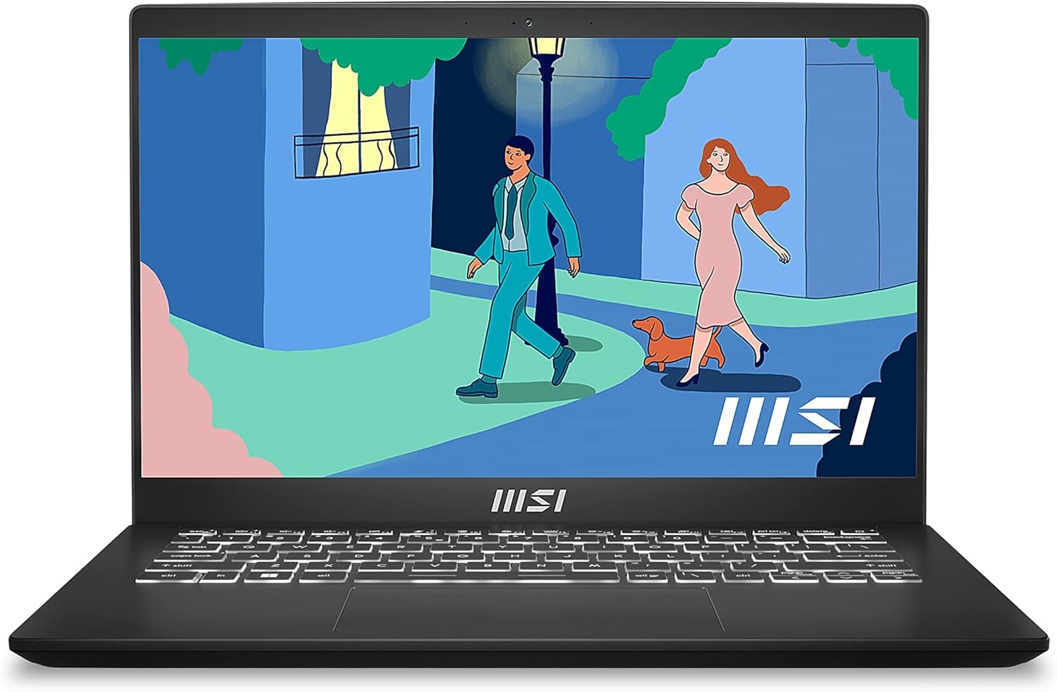 MSI Modern 14, Intel 13th Gen. Core i3 1315U,14” Inch (36CM) FHD 60Hz Thin & Light Business Laptop (8GB/512GB NVMe SSD/Windows 11 Home/Intel UHD/Classic Black/1.4Kg), C13M-1465IN