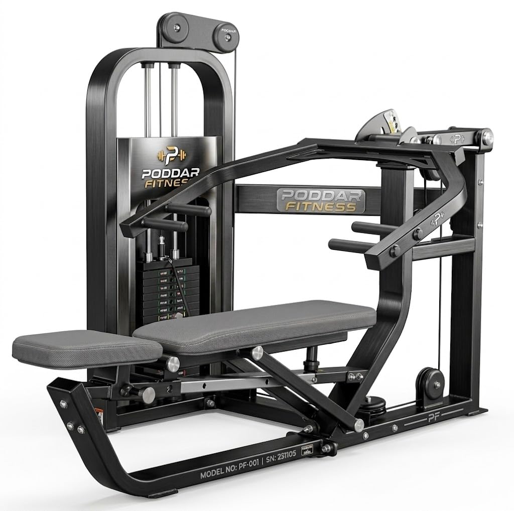 PF-IMP-MP-100 Commercial Multi Press Machine | Heavy Duty Selectorized Chest Press | Professional Strength Training Equipment | Commercial Gym Fitness Machine