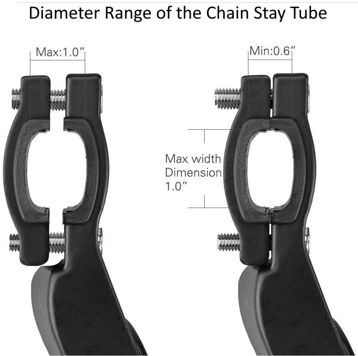 Lista Aluminum-Alloy Side Kickstand for Road Bike Mountain Bicycle (Black)