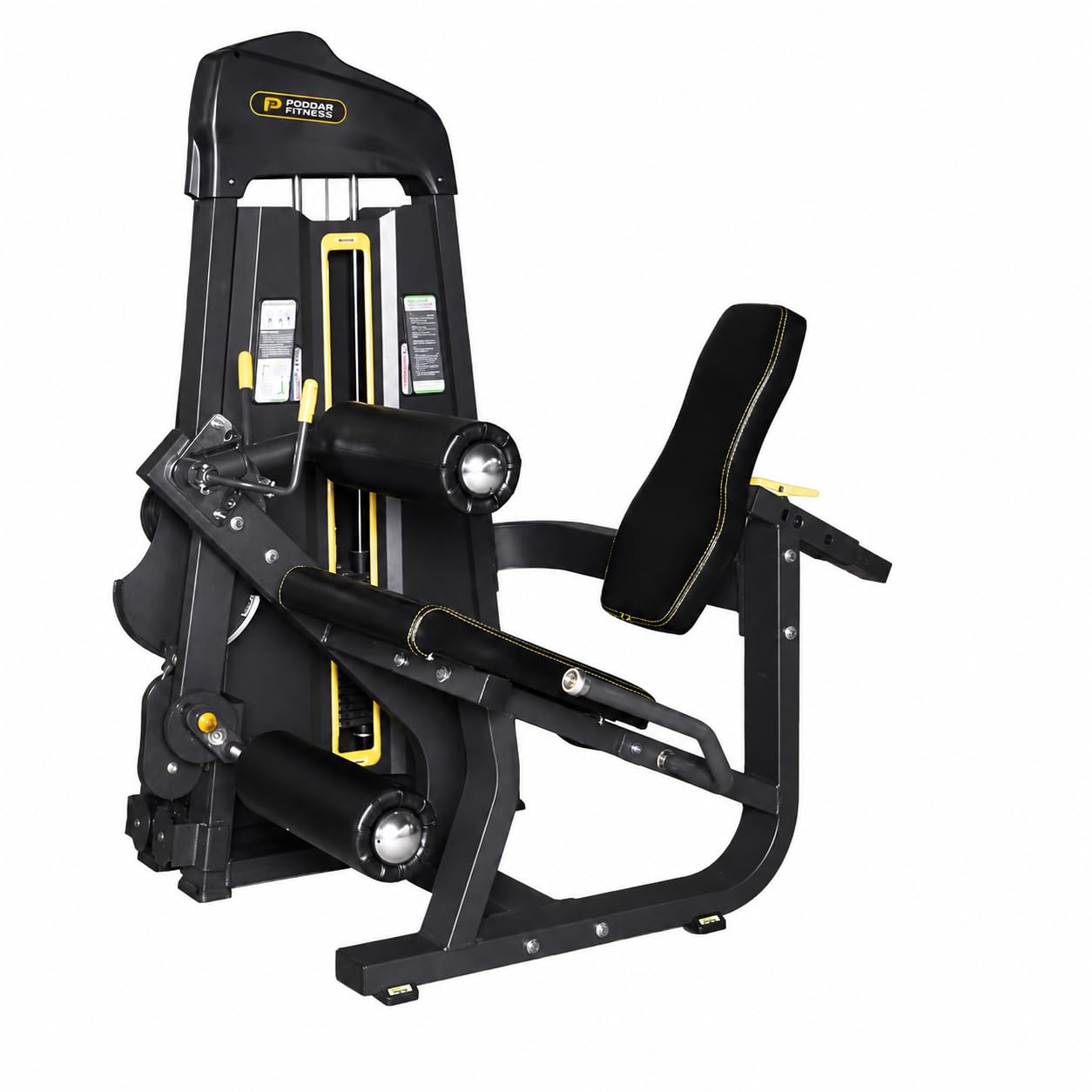 Leg Curl Extension Machine, Adjustable Seat, Weight Stack Included, for Home and Commercial Use,