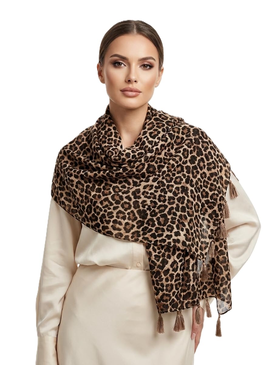 Premium Multicolor Fancy Scarf Lightweight & Comfortable for All Seasons (180x55CM)
