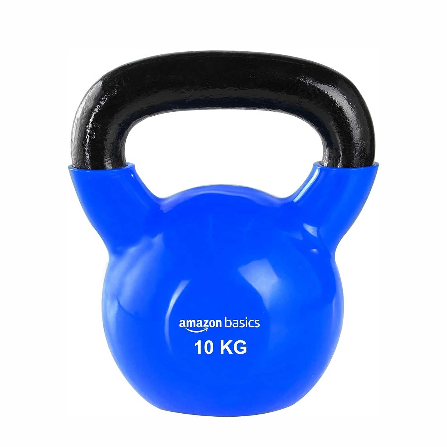 Amazonbasics Vinyl Coated Solid Kettlebell for Gym Exercises