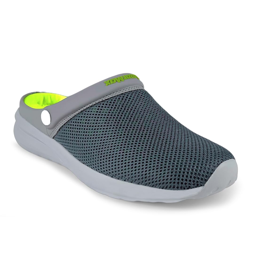 KazarMax Men’s Lightweight Clogs with Adjustable Back Strap | Anti-Skid EVA Sole | Memory Foam Cushion | Casual Slip-On Sandals for Daily Use