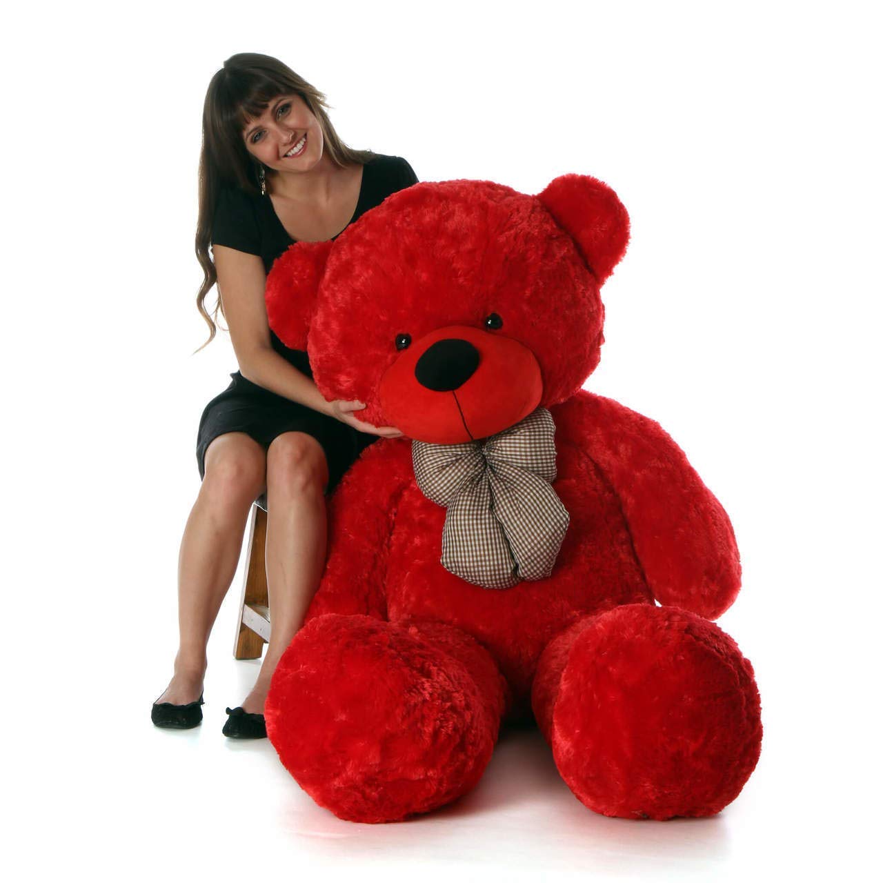 Soft Push Stuffed Jumbo Teddy Bear, Height 3 feet in Red Color Best for Gifting All Occasions Including Mother’s Day, Father’s Day, Birthdays, Proposals, Engagements, Anniversaries, Weddings?
