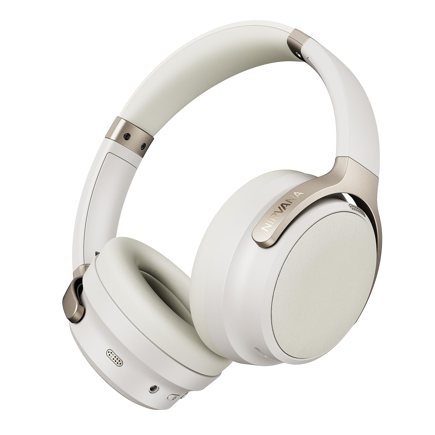 boAt Nirvana Eutopia 2 ANC, (~45dB) Adaptive Hybrid ANC, 80H Playtime, 3D Spatial Audio, Dual Drivers, Hi-Res Ldac, ASAP™ Charge, AI-ENx™ and Adaptive Fit Wireless Bluetooth Headphones (Utopian White)