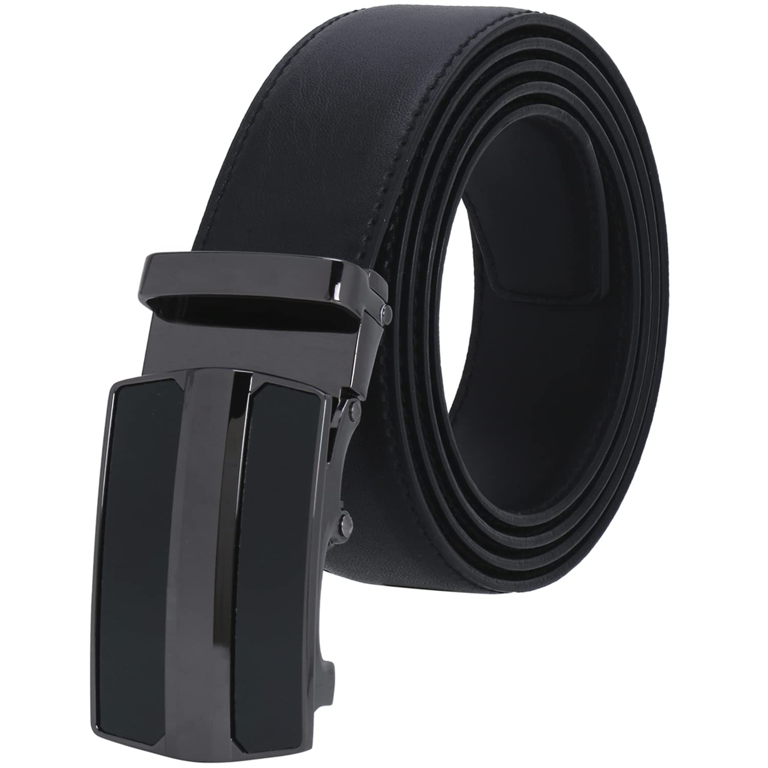 Labnoft Men’s Auto Lock Vegan Leather Belt