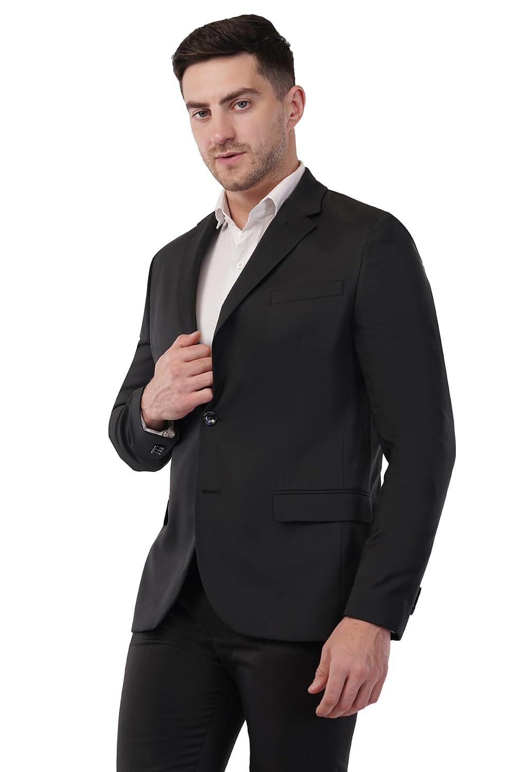 SaintX Men’s Formal Blazer | Fully Lined | Slim Fit | Professional Jacket | Premium Business Formal Suit | Office | Wedding | All Purpose