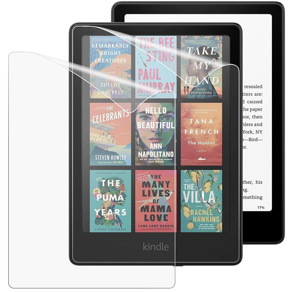 ZORBES® 2Pcs Screen Protector for Kindle Paperwhite 12th Generation 2024 | Screen Protector for 7” E-reader, HD Anti-glare PET Matte Screen Protectors, Bubble Free Installation with Scraper Tool