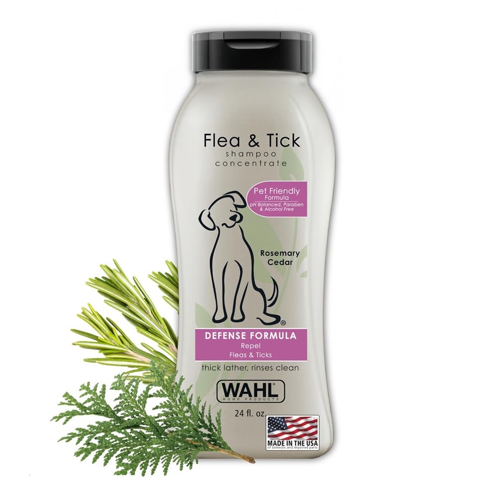 Wahl 820007 Flea and Tick Shampoo, Rosemary Mint 700 ML (Dogs)