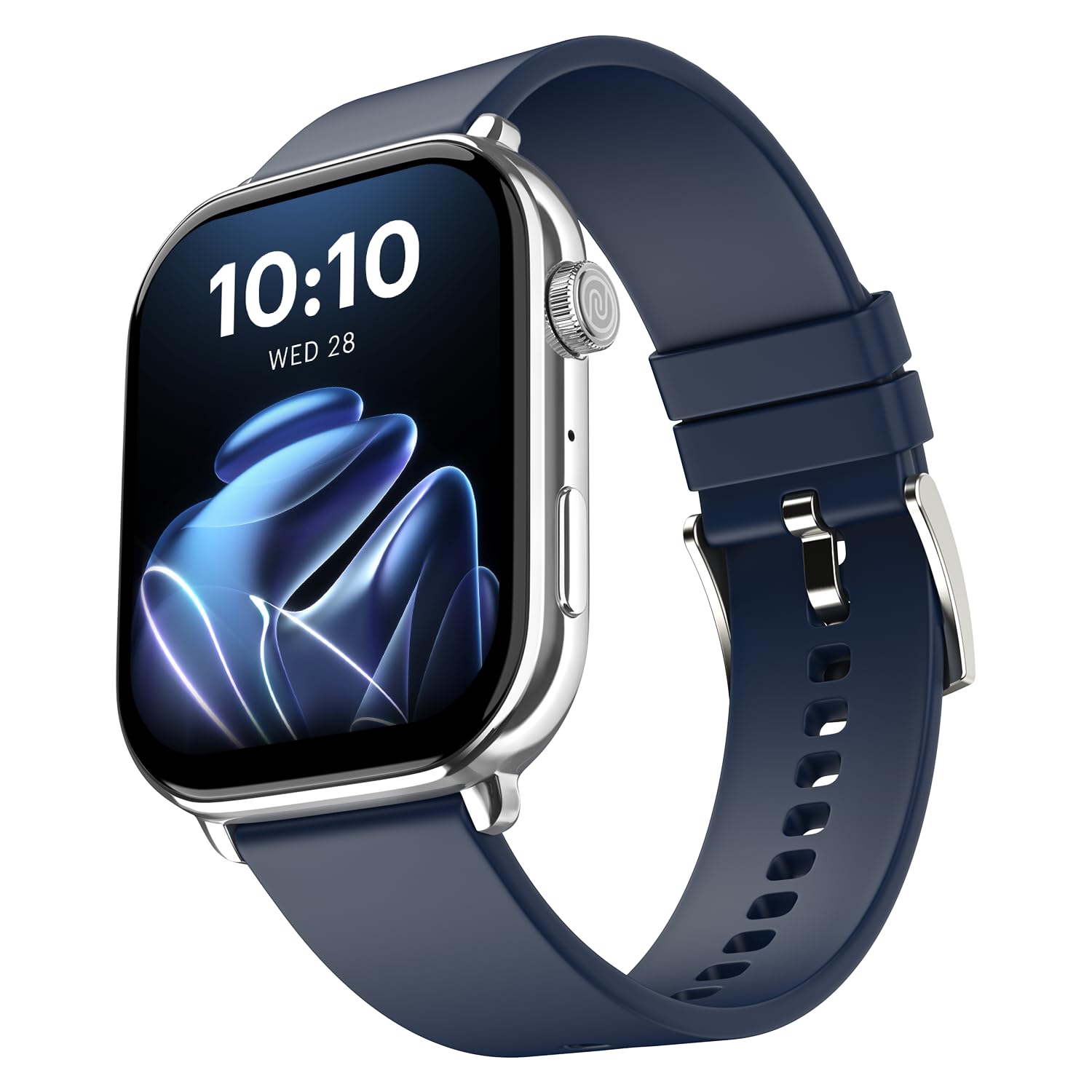 Noise Pulse 4 Max Smart Watch with AI Create (India’s 1st Ever with Unlimited Watch Faces), AI Search, 1.96″ AMOLED Display, Functional Crown, Premium Metallic Finish, Health Suite (Space Blue)