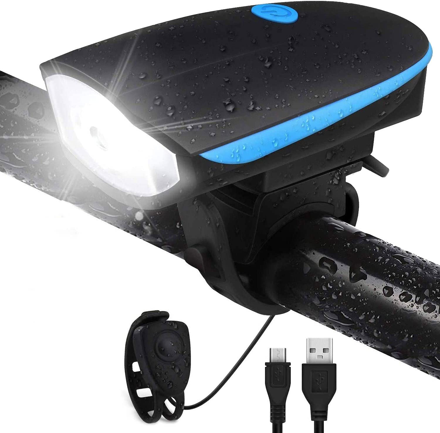 Techista- Cycle Lights for Bicycle | Cycle Light kit | Cycle Front,Cycle Tail Light & Valve-Cycle Lights- Waterproof- Cycle Light-tyre Light
