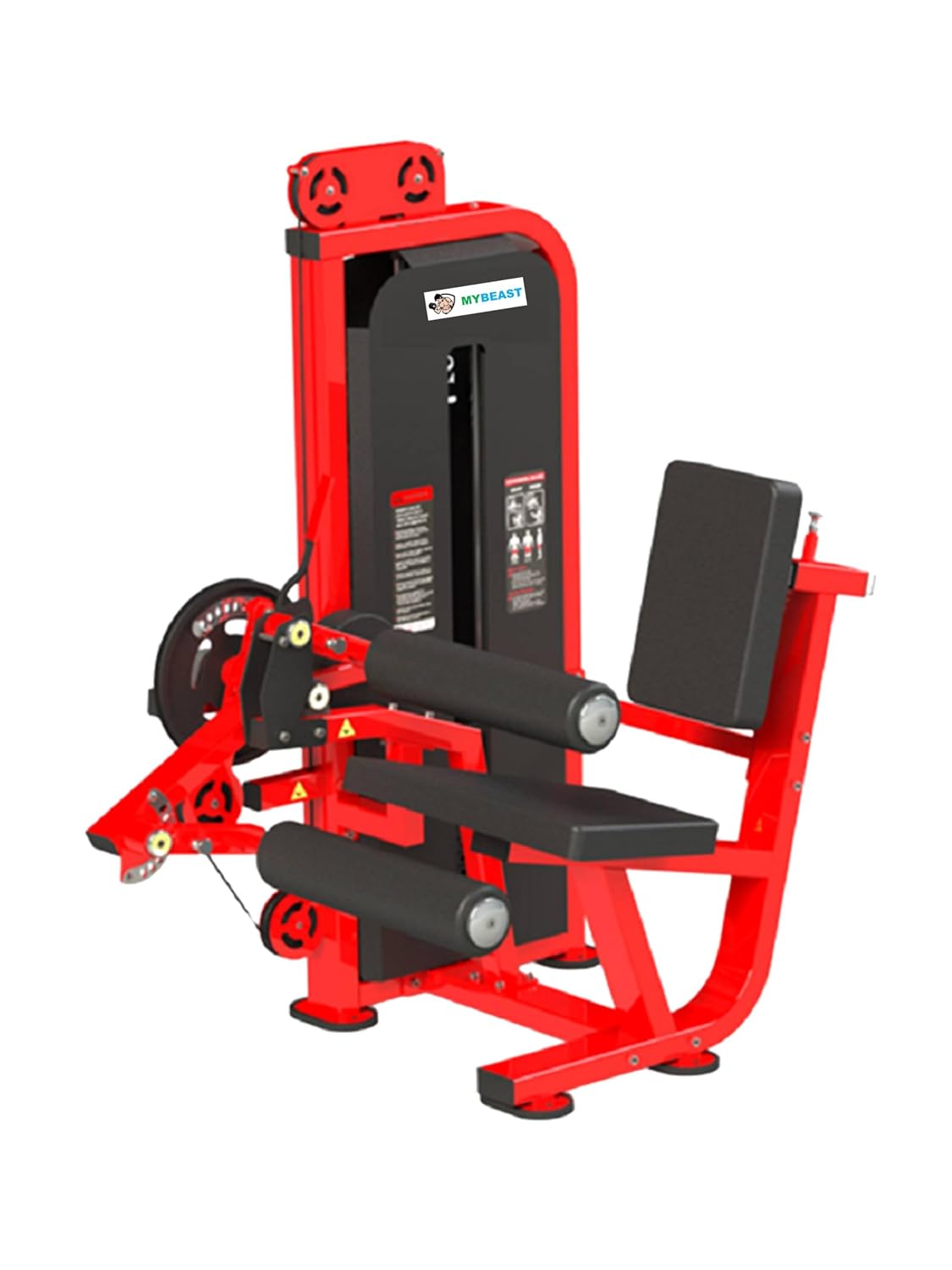 Mybeast Fitness Seated Leg Curl with Leg Extension for Commercial Use for Targeting Leg Muscles