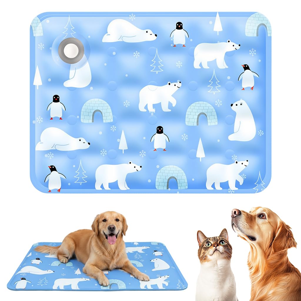 Qpets® Pet Cooling Mat for Dogs & Cats, 90x60CM