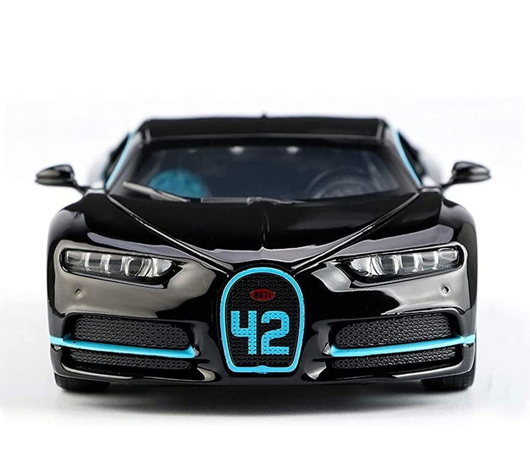 Kids Toy car Playsets 1:32 Diecast Metal Toy Car for Kid Pull Back Metal Cars with 4 Openable Doors Light and Musical Sound (Pack of 1_Multi)