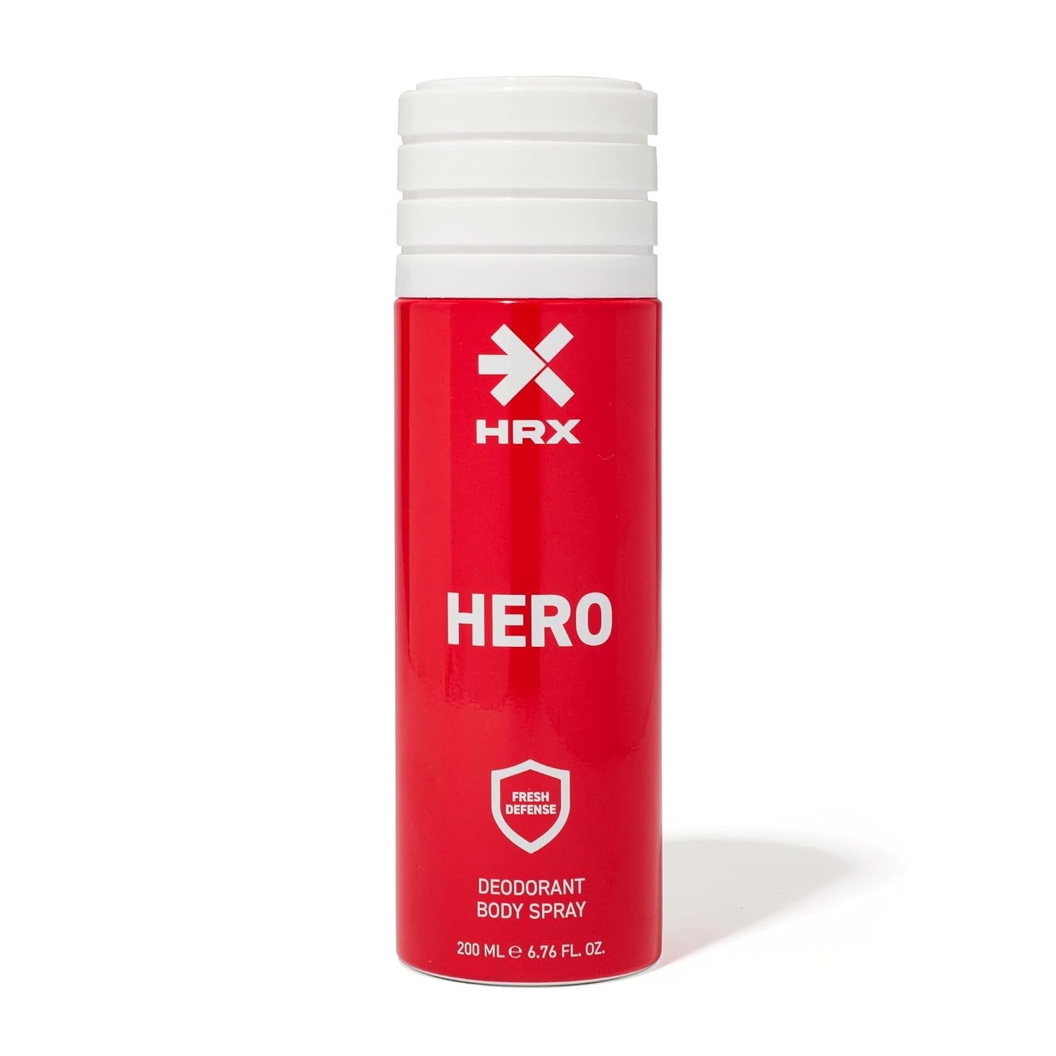 HRX Hero Deodorant Body Spray for Men 200ml – Premium Spicy Fragrance with Notes of Bergamot, Pink Pepper, Lavender, Spearmint, Sandalwood & Amber – Fresh Daily Deo for Gym, Office & Everyday Use
