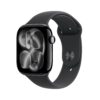Apple Watch Series 11 GPS 46mm Jet Black Aluminium Case with Black Sport Band – S/M