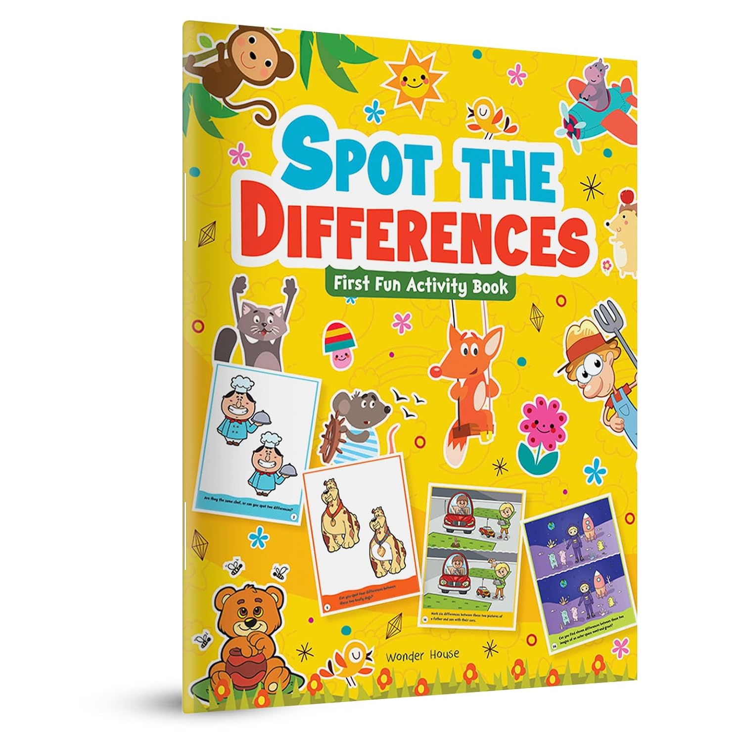 Spot The Difference | First Fun Activity Book For Kids | Boost Focus & Observation Skills | Ages 4–7 | Engaging Puzzle Fun