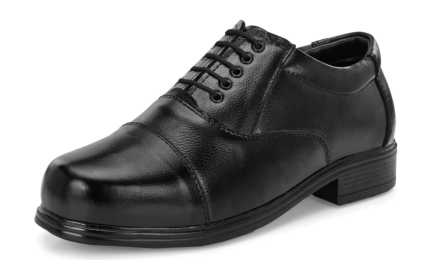Server Men’s Oxford Shoe || Uniform Dress Shoe || Black Formal Shoes || Office Shoes Hand Made || Police Shoes Leather Lace Up Oxford Shoe