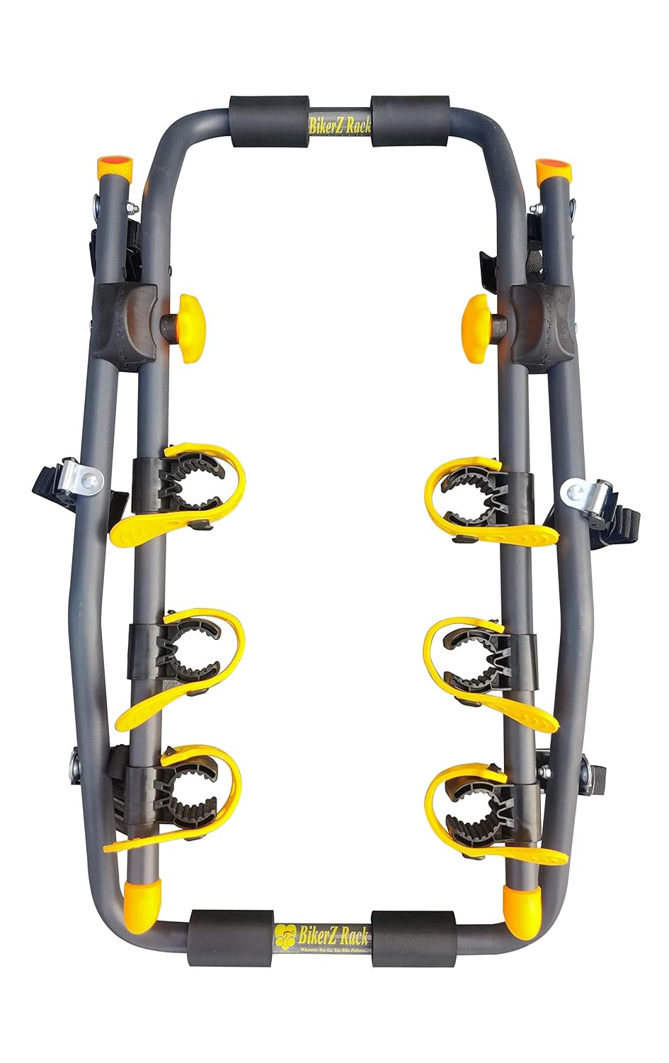 Universal Rear Mounted Car Bike Rack for SUVs, Sedans and Hatchbacks – Safely Carries 3 Bikes