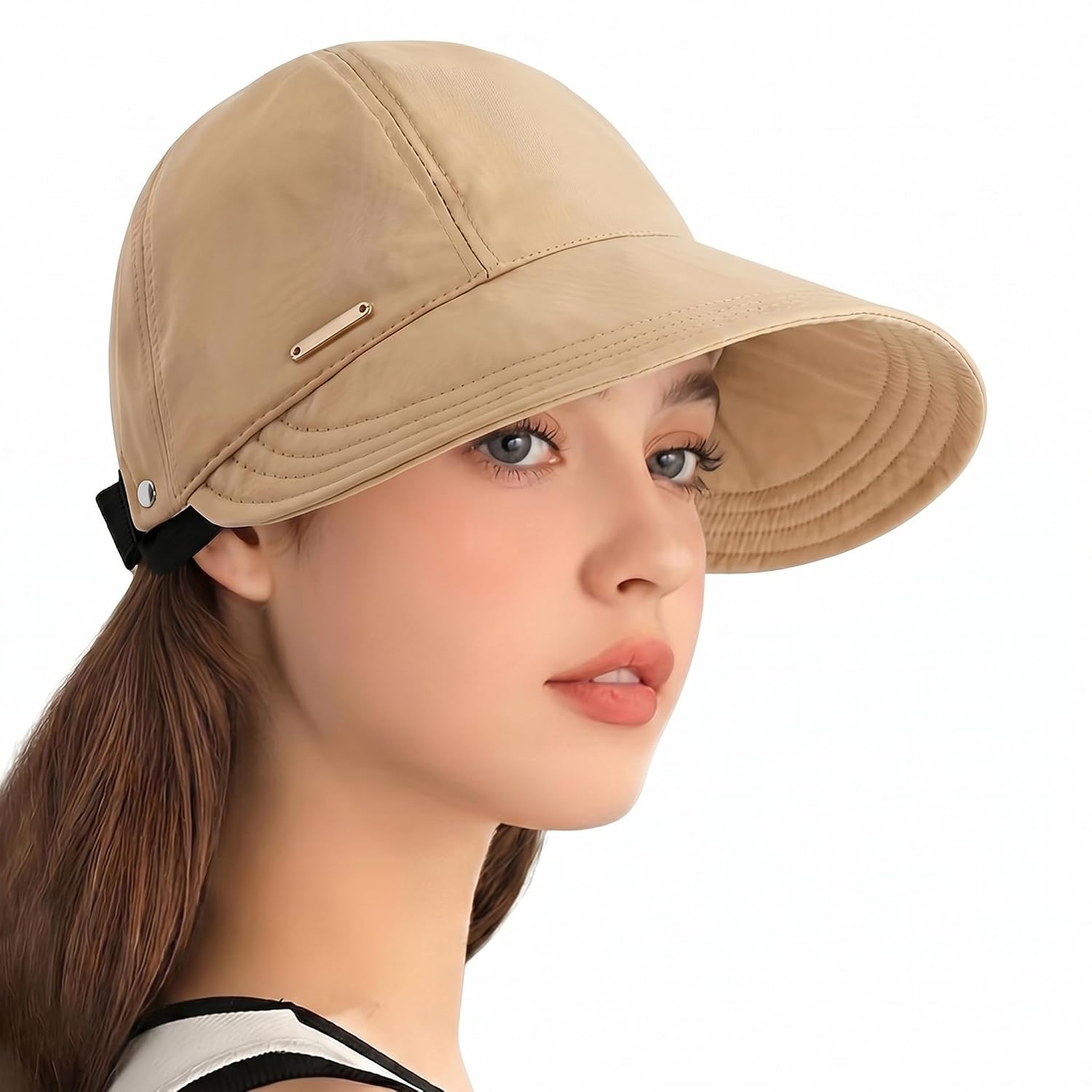HSR Women Wide Brim Sun Hat | Versatile Casual Sunshade Bucket Hat for Women | UV Protection Summer Cap