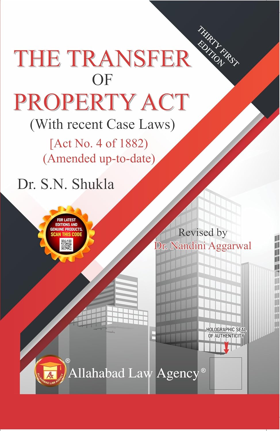 The Transfer of Property Act – Law Textbook for LLB & LLM by S.N SHUKLA | 2025 Edition | Allahabad Law Agency