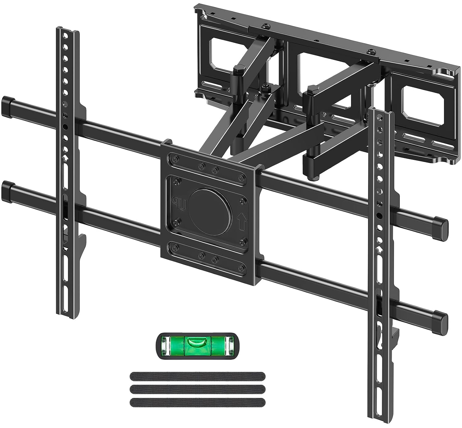 MOUNTUP Full Motion TV Wall Mount for Most 42-82 inch TVs, Wall Mount Bracket with Articulating Swivel and Tilt, TV Mount Max VESA 600x400mm, Holds up to 110lbs Fits 16″ Stud