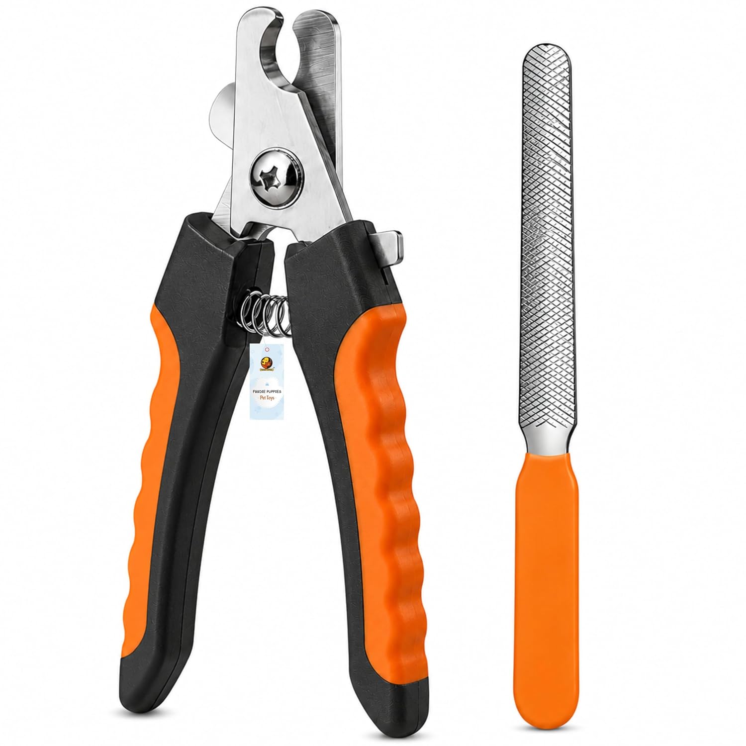 Foodie Puppies Professional Animal Nail Cutter Clipper Trimmer Filer (Nail Clipper – Large) for Small, Medium, and Large Dogs, Puppies, Cats, and Kittens Claw Grooming Tool Set (Color May Vary)