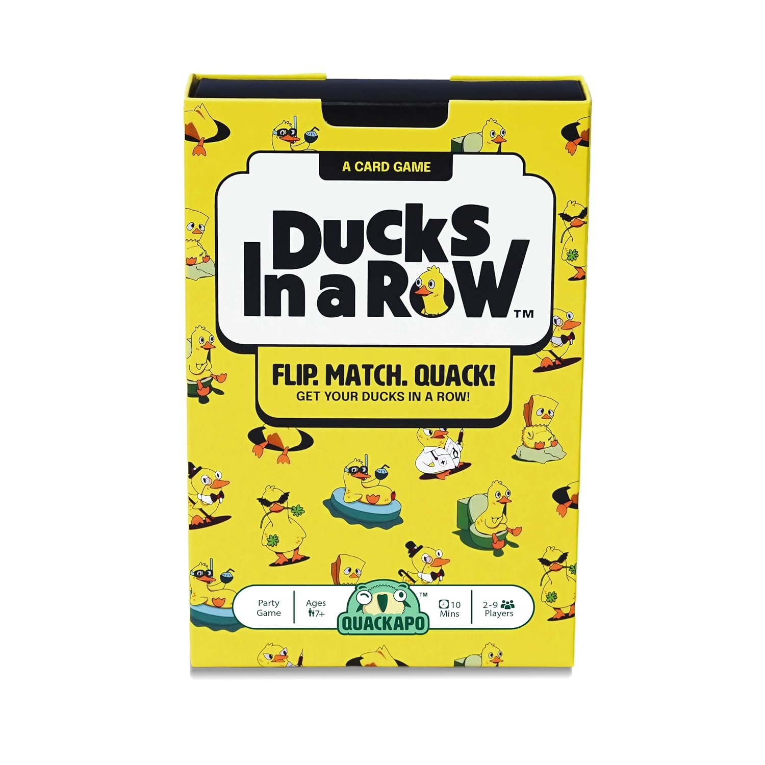 Ducks in a Row Card Game – Spot the Match, Shout Quack | 2+ Players | Ages 7 and Up | Card Games for Kids & Adults | Fast Party Game for Family and Friends | Great for Gifting